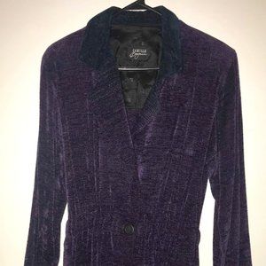 Camille Benjamin Handwoven Chenille Jacket, Size Small, Pockets